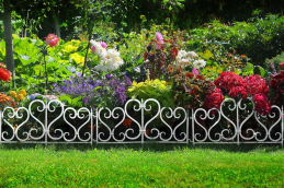 Стандартпарк предлагает Садовое ограждение «Ажурное» (цвет белый), рис. 1