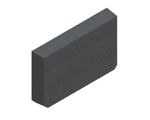 Заглушка торцевая полимербетонная для лотка водоотводного полимербетонного 6721-2, рис. 2