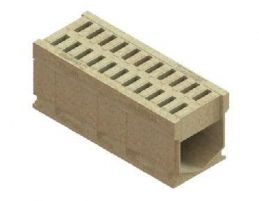 Блок монолитный водоотводный CompoMax полимербетонный кл. F H410 - Стандартпарк1