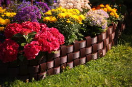 Стандартпарк предлагает Садовое ограждение «Плетёнка» (цвет коричневый), рис. 1