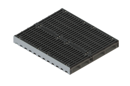 Лоток водоотводной серии SteelMax Double DN 600 - Стандартпарк, рис. 1