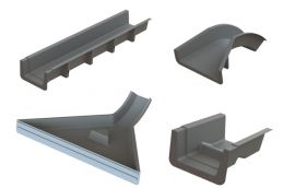 Купить Лотки откосные (быстротоки) 350х200  по выгодной цене Лотки откосные (быстротоки) 350х2001