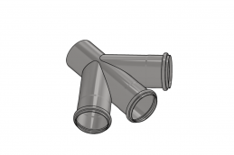 Купить Крестовина из нержавеющей стали RainCon DN75 по выгодной цене Крестовина из нержавеющей стали RainCon DN751