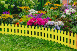 Стандартпарк предлагает Садовое ограждение «Палисадник» (цвет желтый), рис. 1
