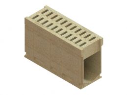 Блок монолитный водоотводный CompoMax полимербетонный кл. F H610 - Стандартпарк1