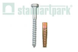 Купить Шуруп-дюбель 10х100мм по выгодной цене Шуруп-дюбель 10х100мм1