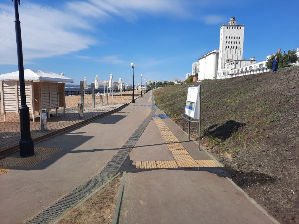 Благоустройство набережной центрального городского пляжа