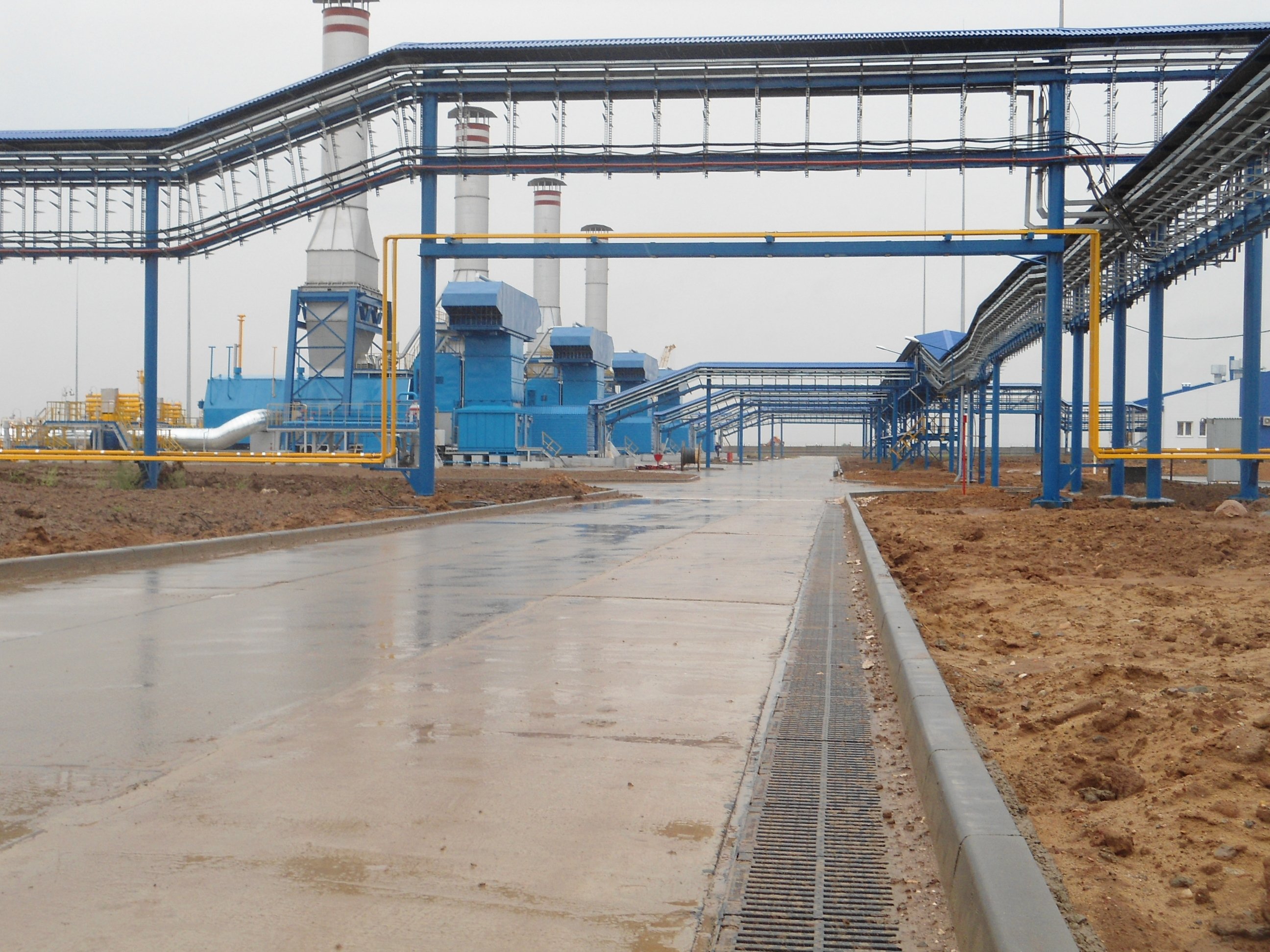 Компрессорная станция Газпром