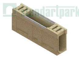 Блок монолитный водоотводный CompoMax полимербетонный DN150 H410 кл. С - Стандартпарк1