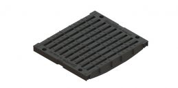 Решетка водоприемная Basic пластиковая, кл. А - Стандартпарк, рис. 1