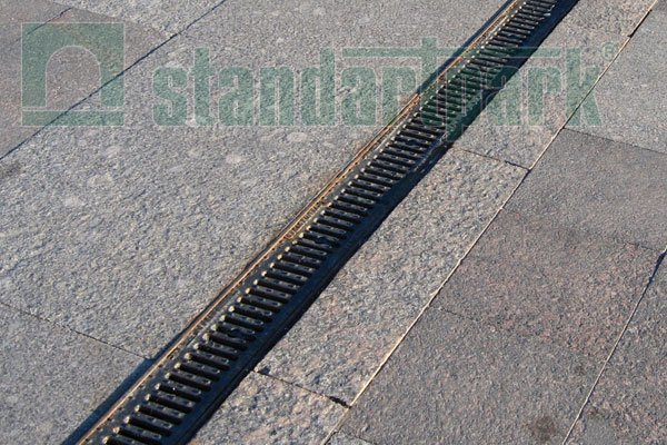 Системы линейного водоотвода. Применение пластикового лотка DN100 H55, рис. 3