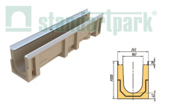Лоток полимербетонный Compomax® DN 160 H 310 Лоток полимербетонный Compomax® DN 160 H 310