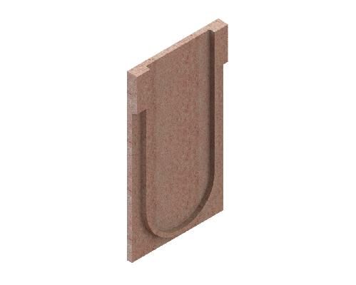 Заглушка торцевая полимербетонная для блока монолитного начальная 67519-Н, рис. 3