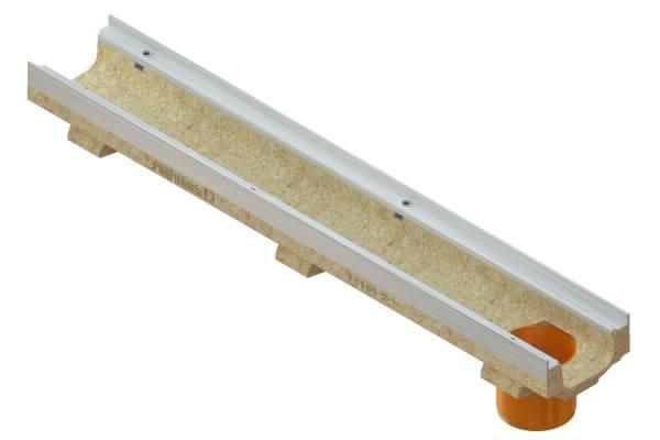 Лоток водоотводный полимербетонный CompoMax Drive DN100 h100 под решетки кл. C250, D400, рис. 2