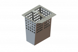 Корзина для дождеприемного колодца оцинкованная сталь 6179-D - Стандартпарк, рис. 1