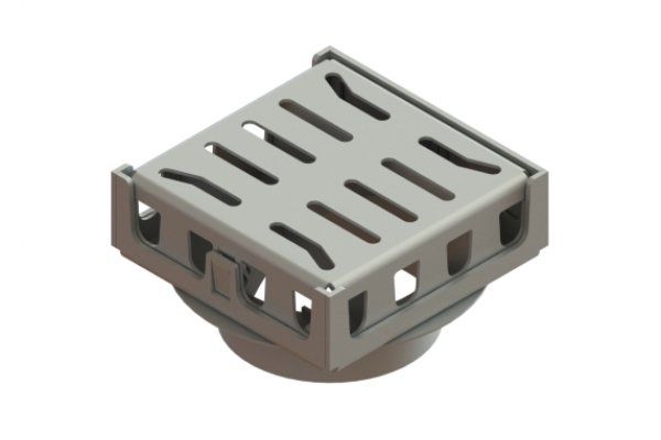 Трап водоотводной 150х150 из оцинкованной стали, рис. 5