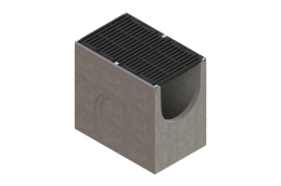 Пескоуловитель секционный BetoMax DN500 бетонный с щелевой решеткой на защелках кл.C250 (комплект) - Стандартпарк