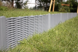 Стандартпарк предлагает Садовое ограждение «Лоза» (цвет серый), рис. 1