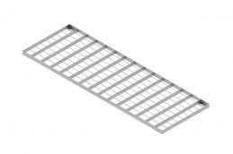 Решетка водоприемная Basic из оцинкованной стали ячеистая А15 - Стандартпарк1
