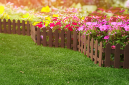 Стандартпарк предлагает Садовое ограждение «Палисадник» (цвет коричневый), рис. 1