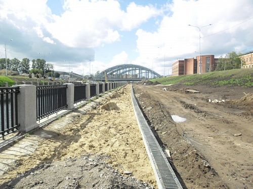установка водоотводных каналов