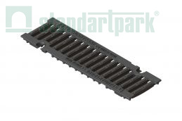 Решетка водоприемная Drive DN100 щелевая чугунная ВЧ кл. D400 под защелку, рис. 1