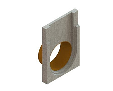 Заглушка торцевая полимербетонная для блока монолитного с вертикальным водоотводом 67519-5-09 - Стандартпарк, рис. 3