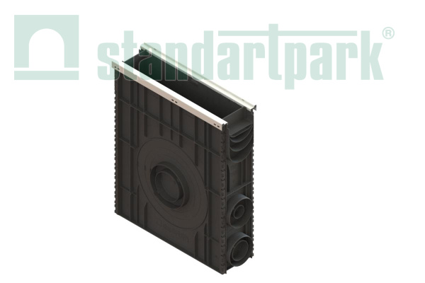 Пескоуловитель сборный PolyMax Basic DN100 усиленный - Standartparkчспмчв, рис. 1