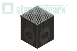 Купить Дождеприемный колодец сборный PolyMax Basic 500х500 с высоким бортом по выгодной цене Дождеприемный колодец сборный PolyMax Basic 500х500 с высоким бортом - Стандартпарк, рис. 2