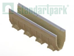 Лоток водоотводный CompoMax Drive DN150 H32 полимербетонный усиленный кл.С, D, Е1