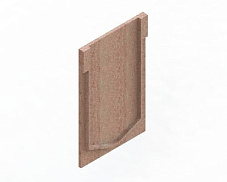 Заглушка торцевая полимербетонная для блока монолитного начальная 67719-Н - Стандартпарк, рис. 2