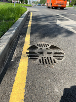 Дождеприемник круглый усиленный тип ДУ-1 32158/10-55M