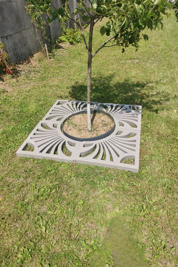 Приствольная решетка композитная (серая), рис. 4