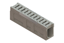 Блок монолитный водоотводный CompoMax полимербетонный ревизионный с решеткой полимербетонной DN150 h31 кл.С (комплект) - Стандартпарк, рис. 2