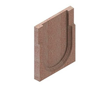 Заглушка торцевая полимербетонная для блока монолитного конечная 67519-4К - Стандартпарк, рис. 2