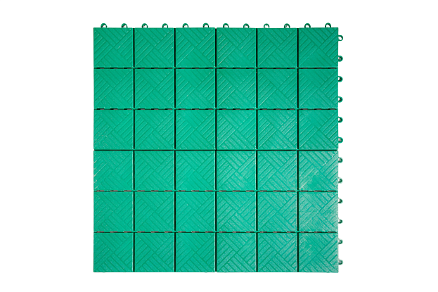 Покрытие модульное садовое "Модуль" (цвет зеленый), рис. 2