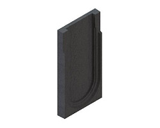 Заглушка торцевая полимербетонная для блока монолитного конечная 67219-К - Стандартпарк, рис. 4