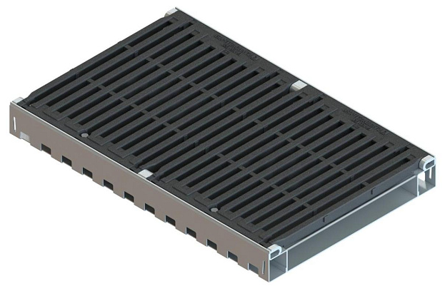 Решетка водоприемная Max РВ-50.63.50-ВЧ-ЩЗ3-ЛВ щелевая ВЧ кл. C250, рис. 2