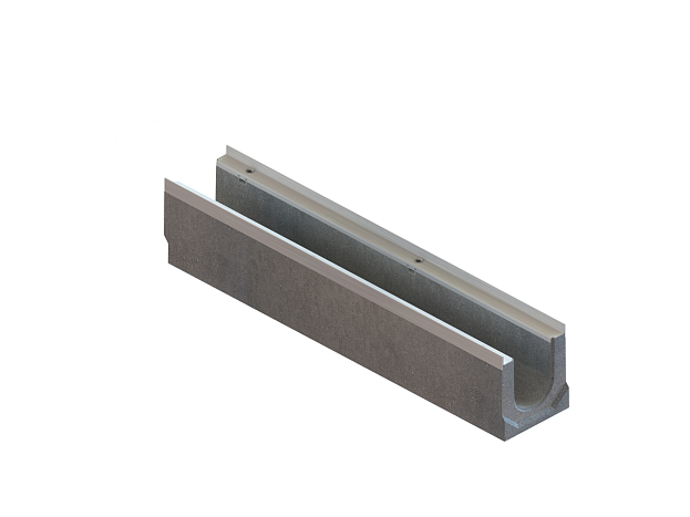 Лотки водоотводные бетонные BetoMax DN110 с внутренним уклоном h130-h230 под решетку кл. D,Е, рис. 3