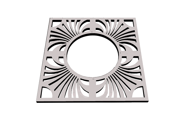 Приствольная решетка композитная (серая), рис. 3