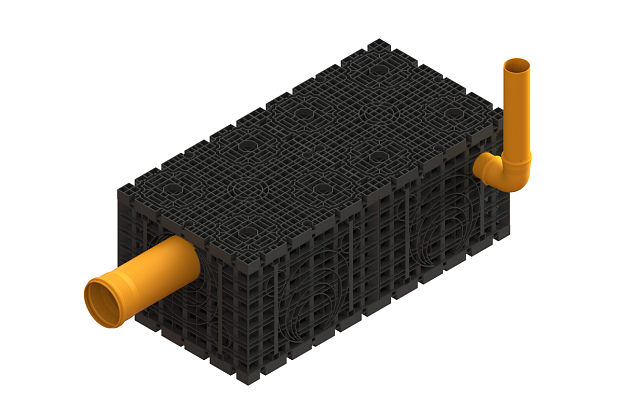 Дренажный тоннель RainBricks 600л, рис. 1