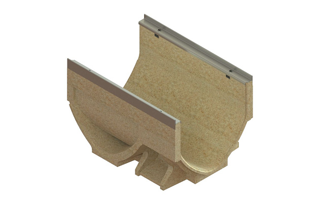 Лоток водоотводный CompoMax Drive DN300 H210-H510 V-образный полуметровый с каскадом, рис. 3