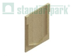 Заглушка торцевая полимербетонная для блока монолитного начальная 67719-5Н - Стандартпарк, рис. 1