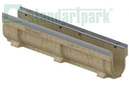 Лоток водоотводный полимербетонный CompoMax Drive DN100 h210 под решетку кл. Е6001