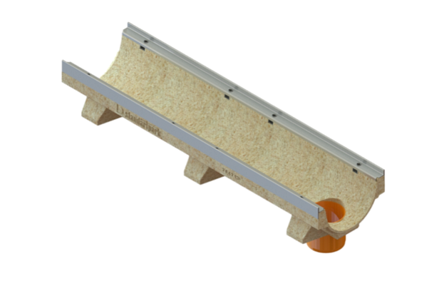 Лоток водоотводный полимербетонный CompoMax Drive DN200 h160 каскадный, рис. 3