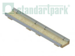 Лоток водоотводный полимербетонный мелкосидящий CompoMax Drive DN100 кл. E600 h601