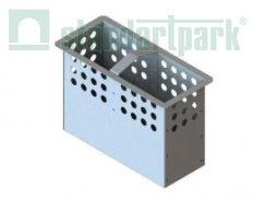 Корзина для пескоуловителя из оцинкованной стали 6159 - Стандартпарк1