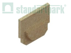 Заглушка торцевая полимербетонная для лотка водоотводного полимербетонного 6771 - Стандартпарк1