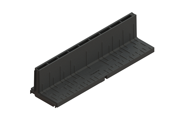 Щелевая насадка Slim Drain пластиковая серии Basic L-образная DN100 кл. А15 - Standartparkчспмчв, рис. 1