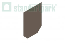 Заглушка торцевая стальная для лотка водоотводного бетонного 4769.8М/30-30 - Стандартпарк1